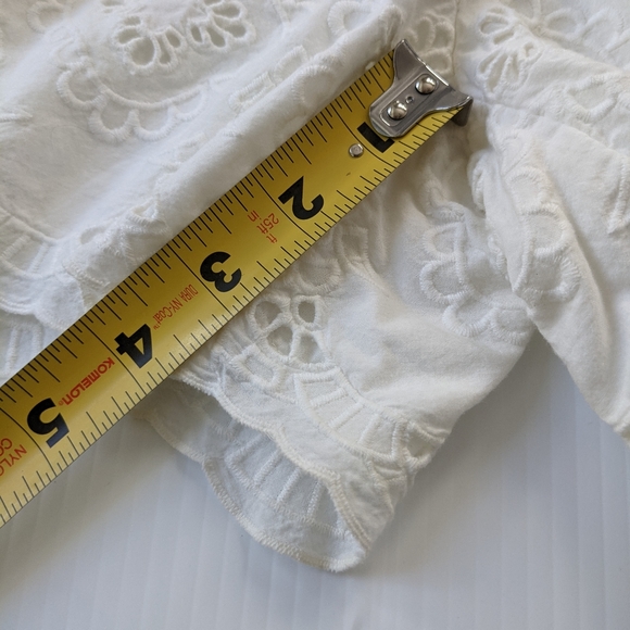 J.Crew Pleated Eyelet Skort in White (Ivory) Size 00 - Picture 12 of 13